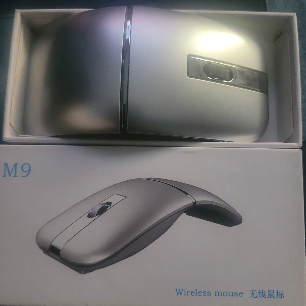 Silver Wireless Mouse